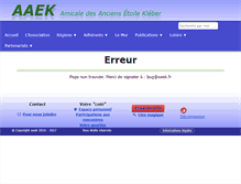 Tablet Screenshot of amicale-etoile-kleber.fr